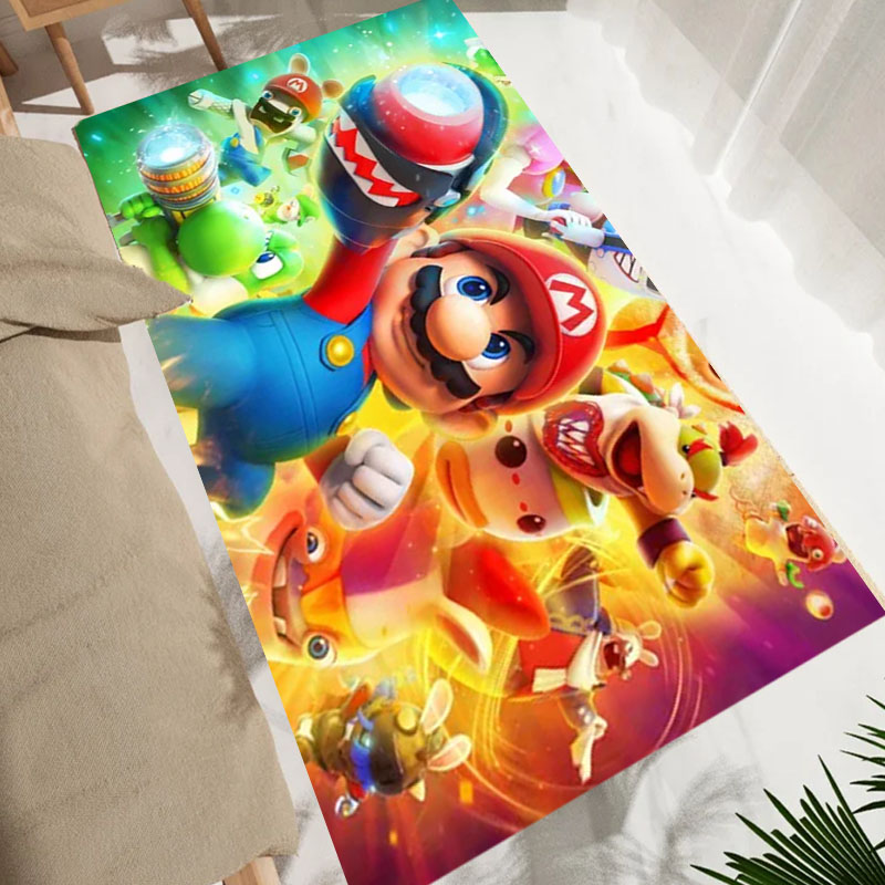 Dessin animé s-super m-mario B - Home Bathroom Floor Mats avis et prix