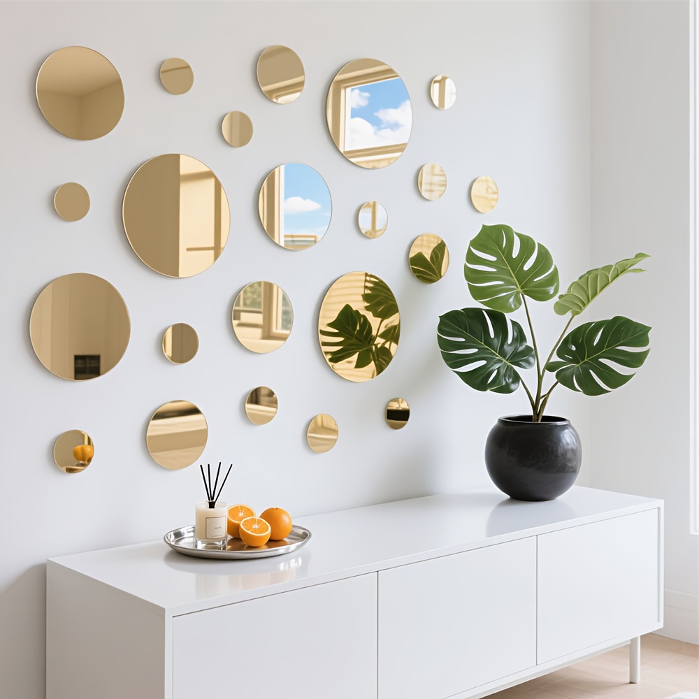 Autocollants muraux miroir acr - Home Goods Bathroom Mirrors avis et prix