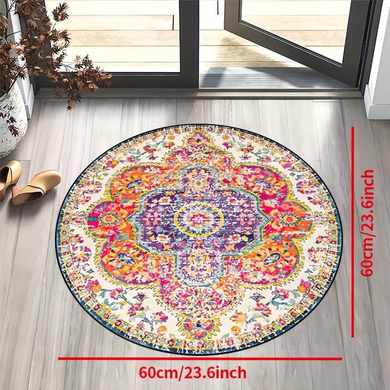 Tapis rond bleu Dragon, tapis  - Home Bathroom Trends avis et prix