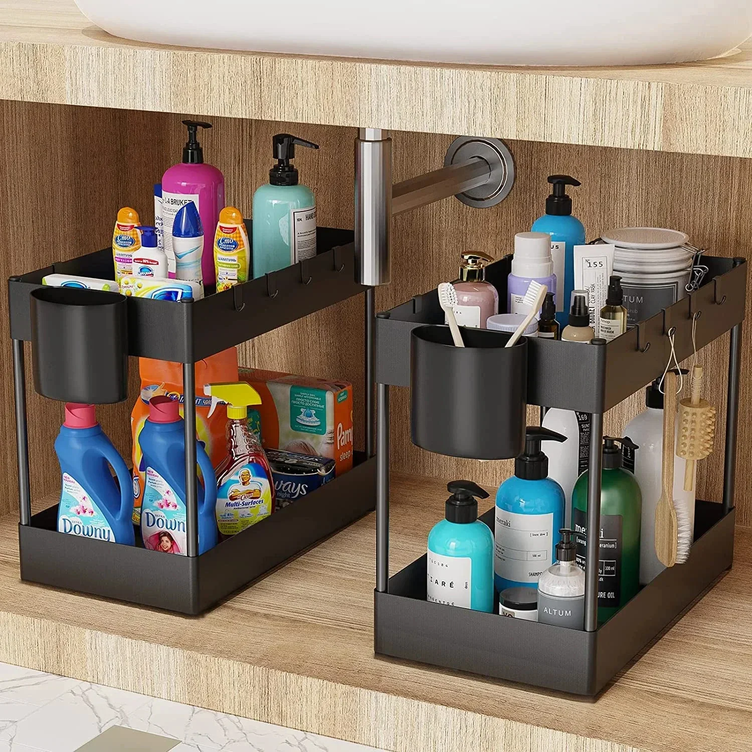 Panier de rangement coulissant - Home Depot Bathroom Sink avis et prix