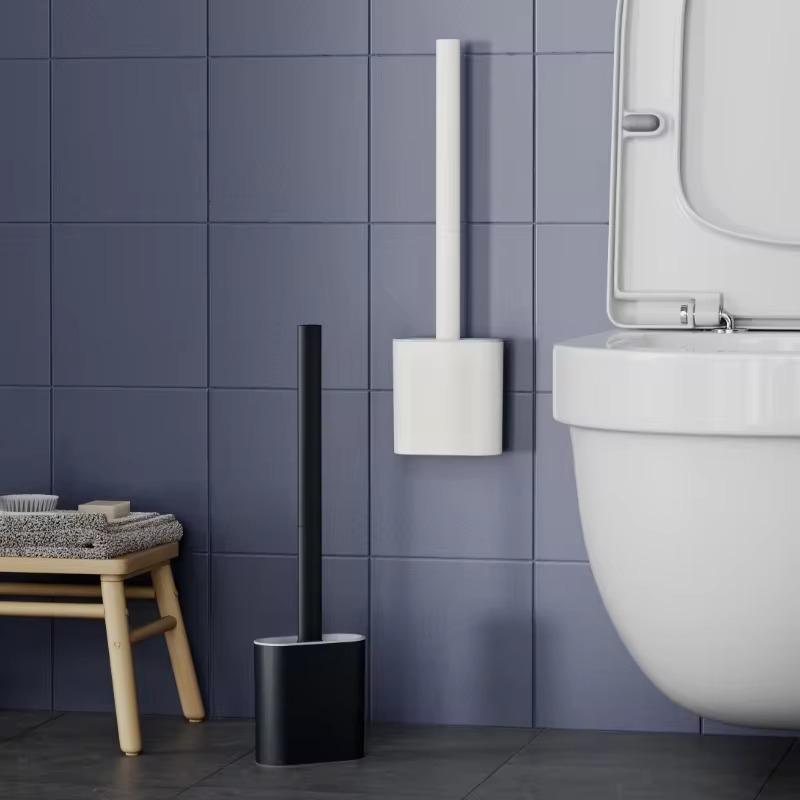 Brosse de toilette murale noir - Toilet Brush Holder avis et prix