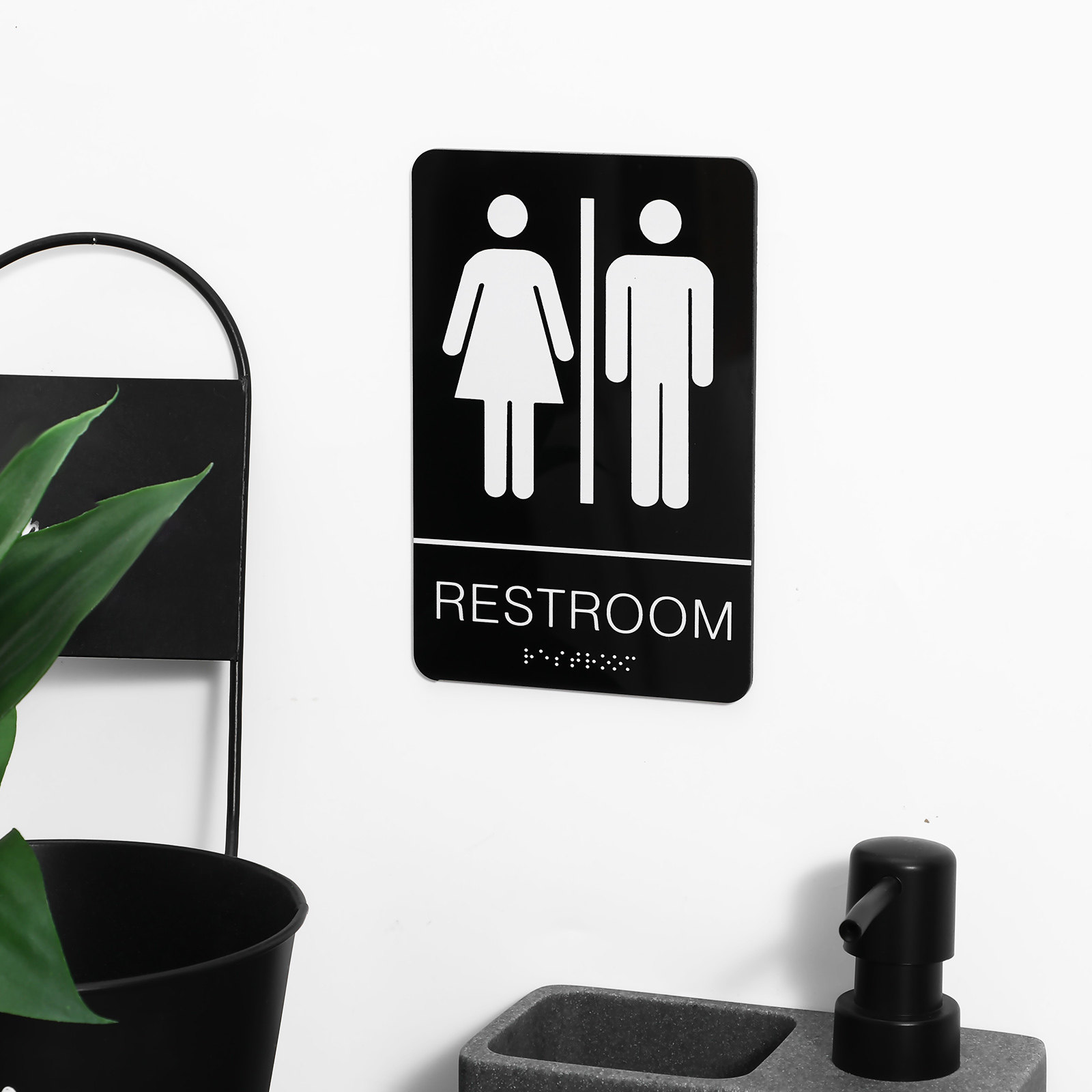 Panneau de toilettes unisexe e - Home Office Bathroom avis et prix