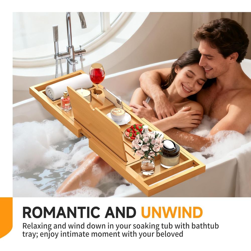 Élégant porte-accessoires de b - Bath Caddy Tray avis et prix