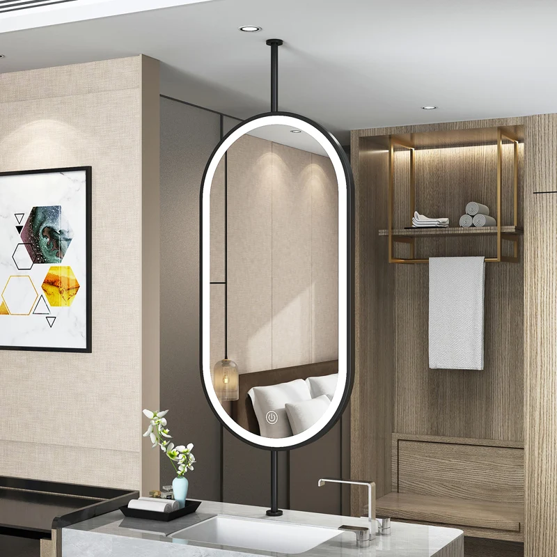 Miroir suspendu ovale pour pla - Home Living Bathroom Vanity avis et prix