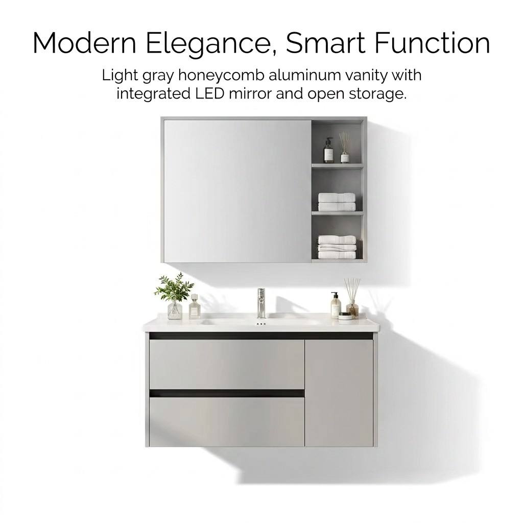 Meuble de salle de bain modern - Home Living Bathroom Vanity avis et prix