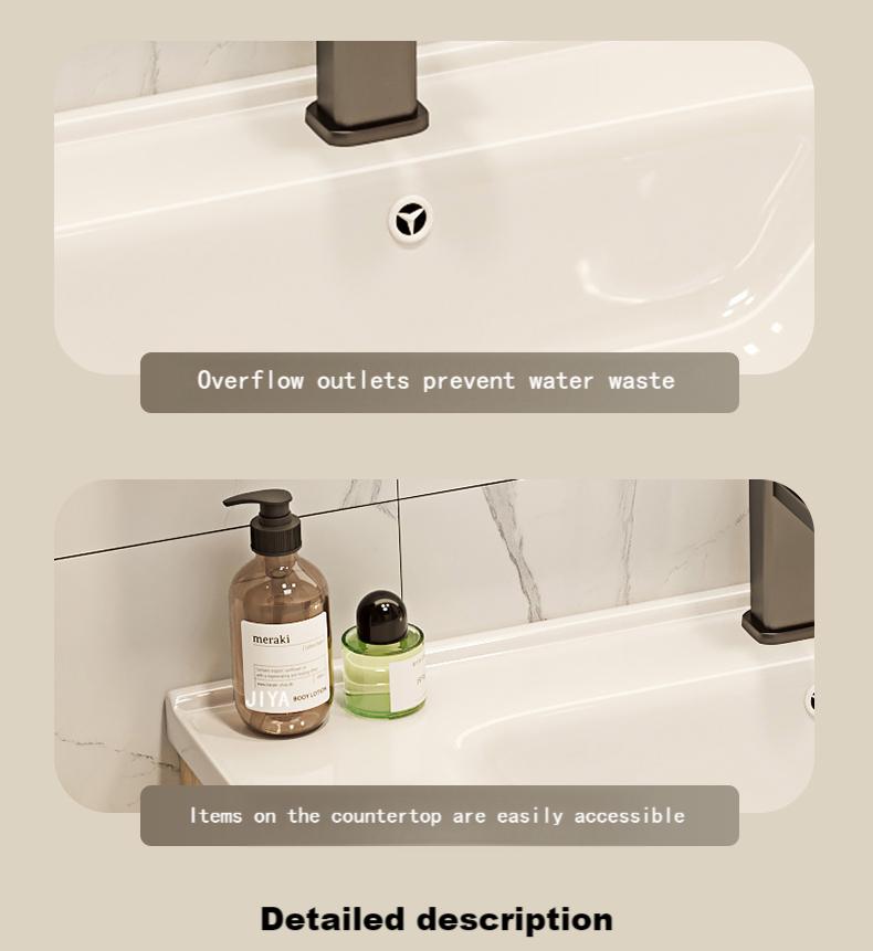 Meuble de salle de bain sur pi - Home Living Bathroom Vanity avis et prix
