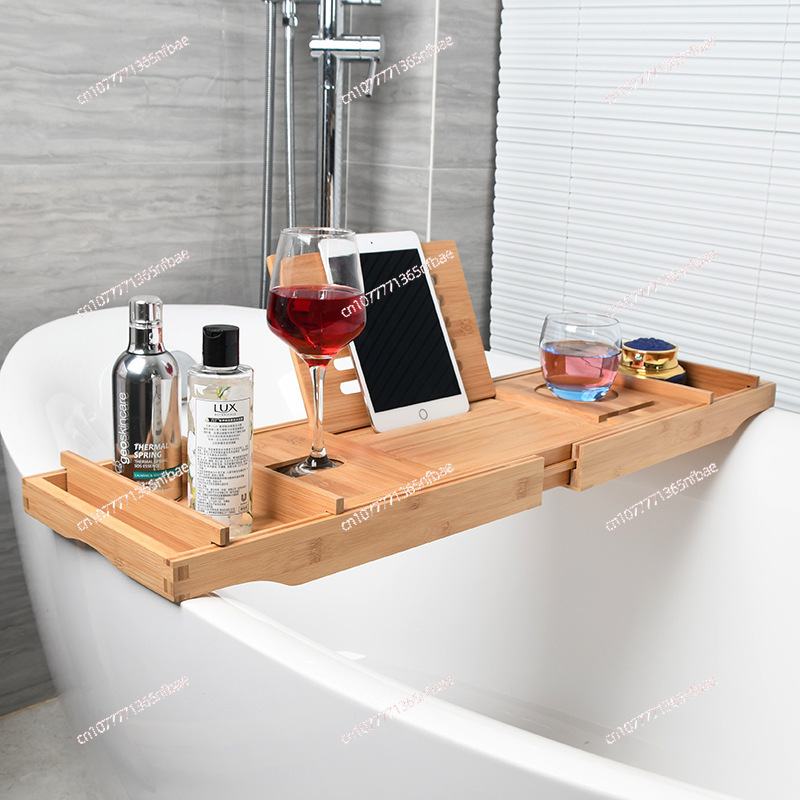 Support de bain de luxe marron - Bath Caddy Tray avis et prix
