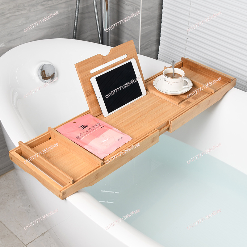 Support de bain de luxe marron - Bath Caddy Tray avis et prix