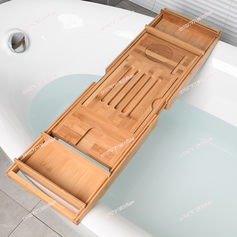 Support de bain de luxe marron - Bath Caddy Tray avis et prix