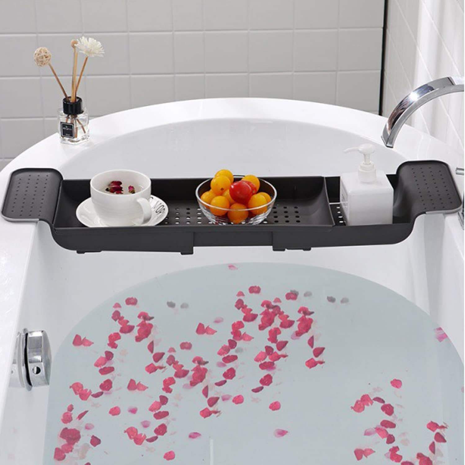 Plateau de bain extensible en  - Bath Caddy Tray avis et prix