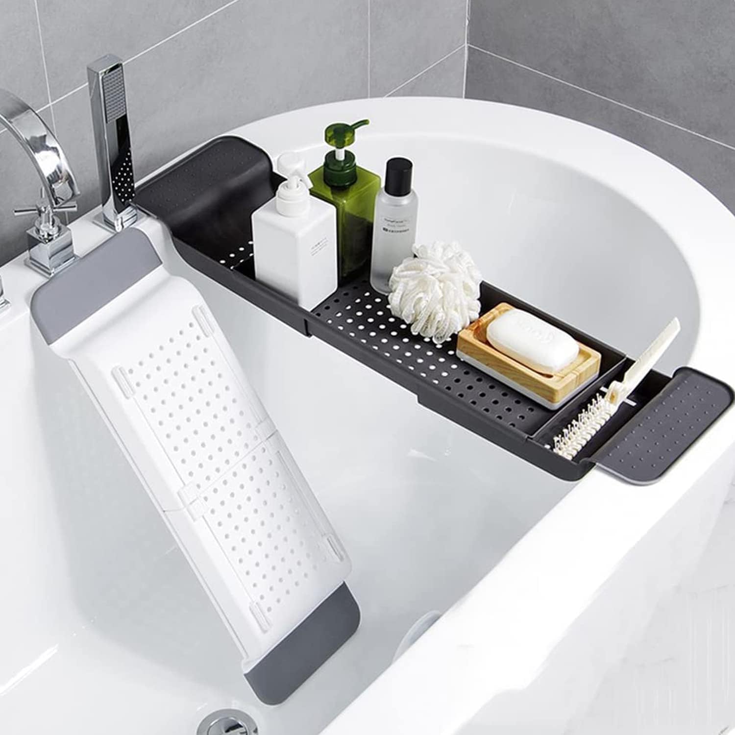 Plateau de bain extensible en  - Bath Caddy Tray avis et prix