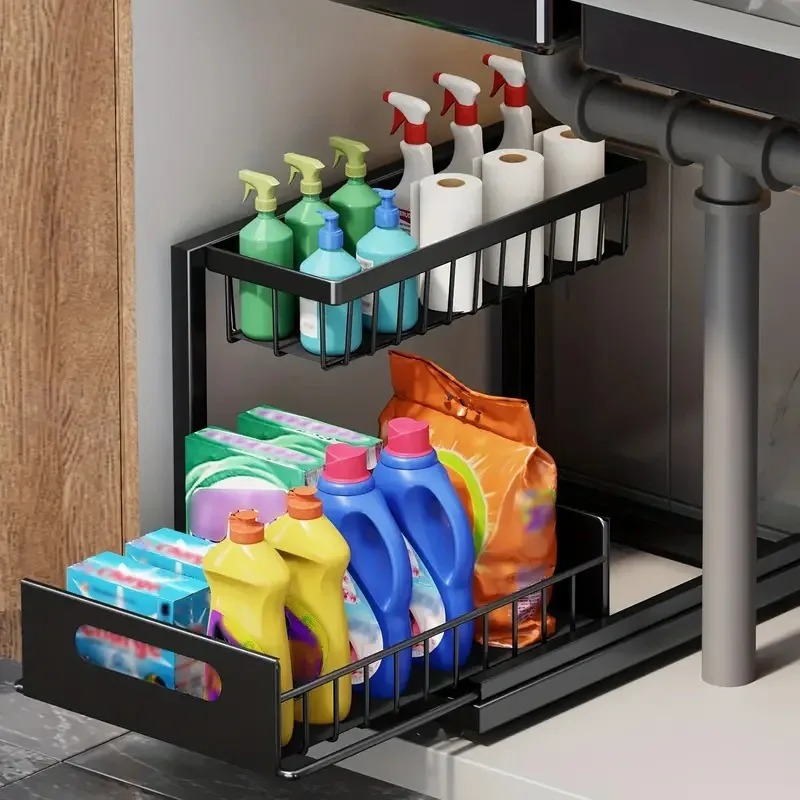 Organiseur sous évier à 2 nive - Home Depot Bathroom Sink avis et prix